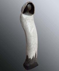 Capuche blanche-43cm